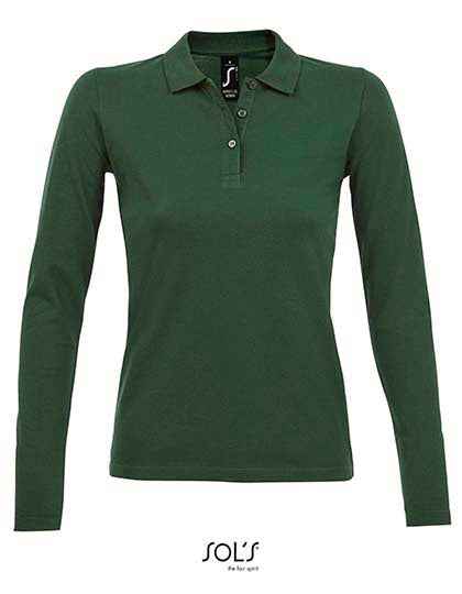 Women´s Long-Sleeve Piqué Polo Shirt Perfect - L02083