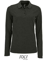 Women´s Long-Sleeve Piqué Polo Shirt Perfect - L02083