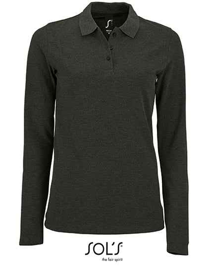 Women´s Long-Sleeve Piqué Polo Shirt Perfect - L02083