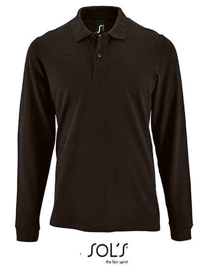 Men´s Long-Sleeve Piqué Polo Shirt Perfect - L02087