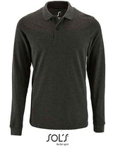 Men´s Long-Sleeve Piqué Polo Shirt Perfect - L02087
