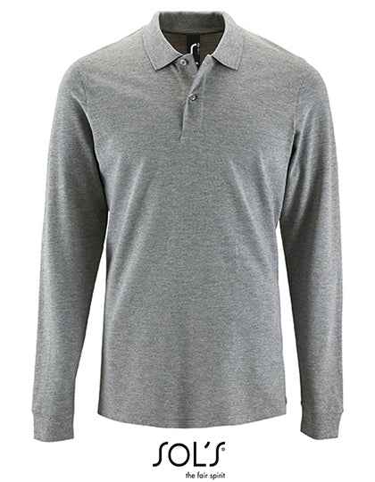 Men´s Long-Sleeve Piqué Polo Shirt Perfect - L02087