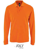 Men´s Long-Sleeve Piqué Polo Shirt Perfect - L02087