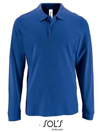 Men´s Long-Sleeve Piqué Polo Shirt Perfect - L02087