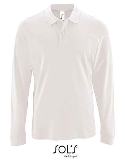 Men´s Long-Sleeve Piqué Polo Shirt Perfect - L02087
