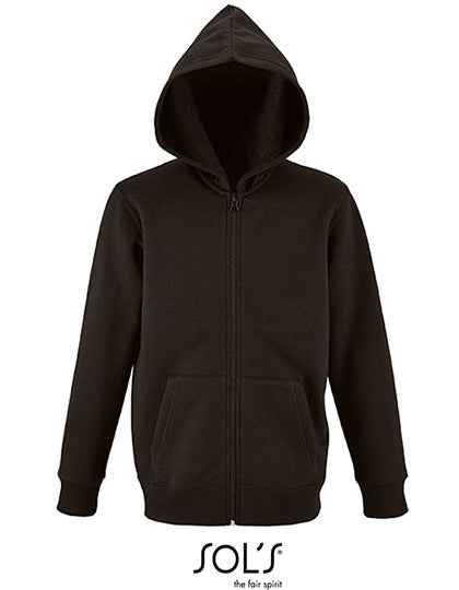 Kids´ Zip Hoodie Stone - L02092