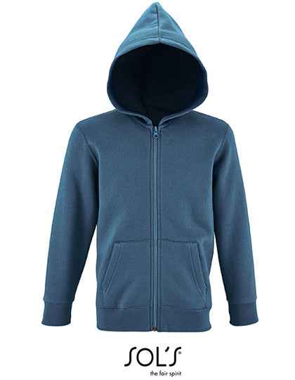 Kids´ Zip Hoodie Stone - L02092