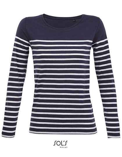 Women´s Long Sleeve Striped T-Shirt Matelot - L03100