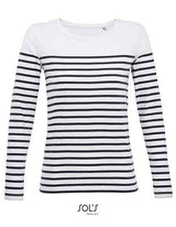 Women´s Long Sleeve Striped T-Shirt Matelot - L03100