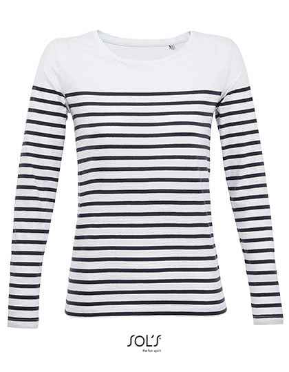 Women´s Long Sleeve Striped T-Shirt Matelot - L03100