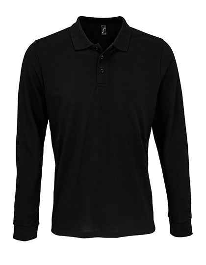 Unisex Long Sleeve Polycotton Polo Shirt - L03983