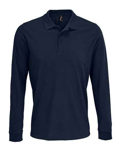 Unisex Long Sleeve Polycotton Polo Shirt - L03983