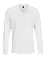 Unisex Long Sleeve Polycotton Polo Shirt - L03983