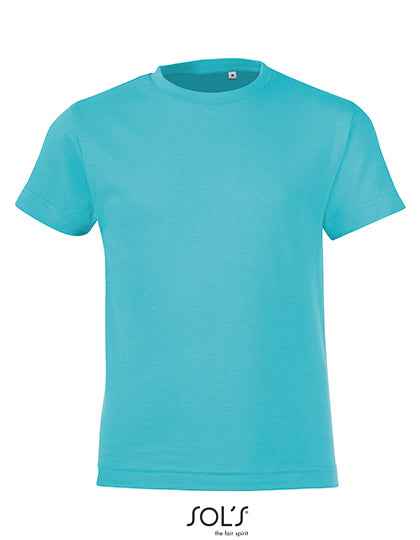 Kids´ Round Collar T-Shirt Regent Fit - L149K