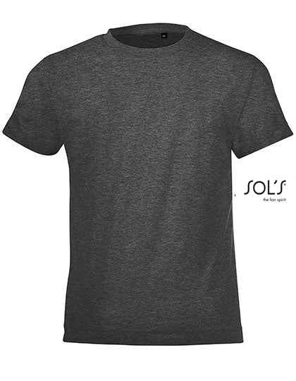 Kids´ Round Collar T-Shirt Regent Fit - L149K