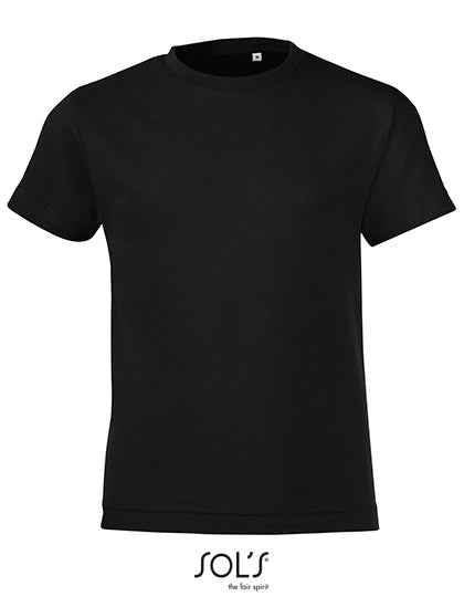 Kids´ Round Collar T-Shirt Regent Fit - L149K