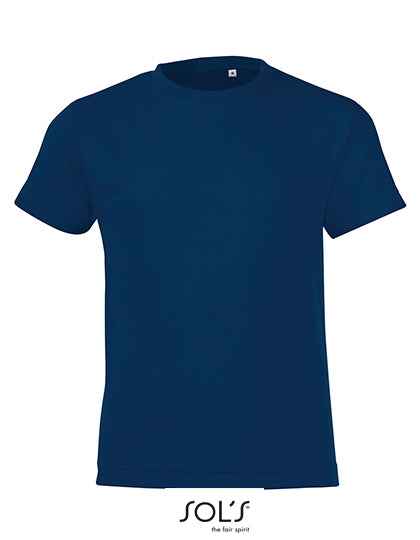 Kids´ Round Collar T-Shirt Regent Fit - L149K
