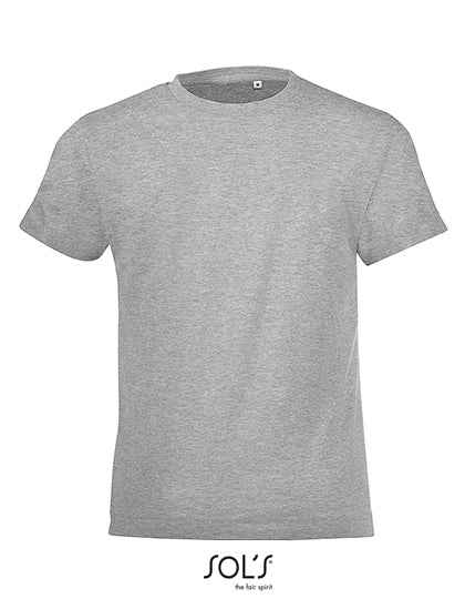 Kids´ Round Collar T-Shirt Regent Fit - L149K