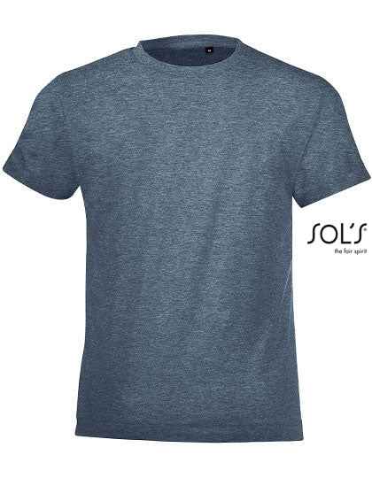 Kids´ Round Collar T-Shirt Regent Fit - L149K