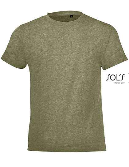 Kids´ Round Collar T-Shirt Regent Fit - L149K