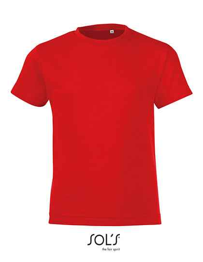 Kids´ Round Collar T-Shirt Regent Fit - L149K