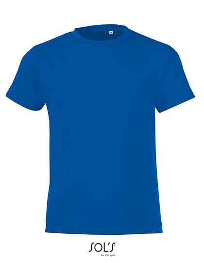 Kids´ Round Collar T-Shirt Regent Fit - L149K