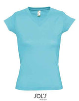 Women´s V-Neck-T-Shirt Moon - L156