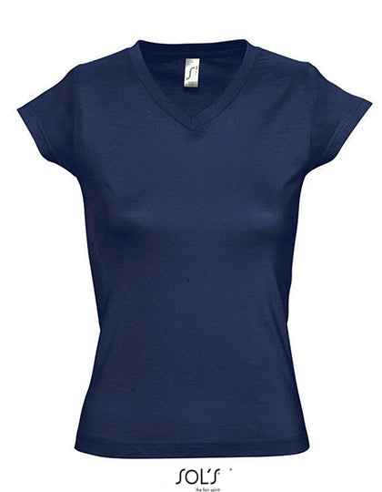 Women´s V-Neck-T-Shirt Moon - L156