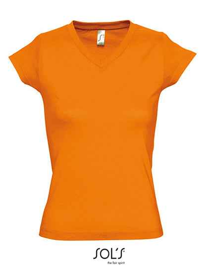 Women´s V-Neck-T-Shirt Moon - L156