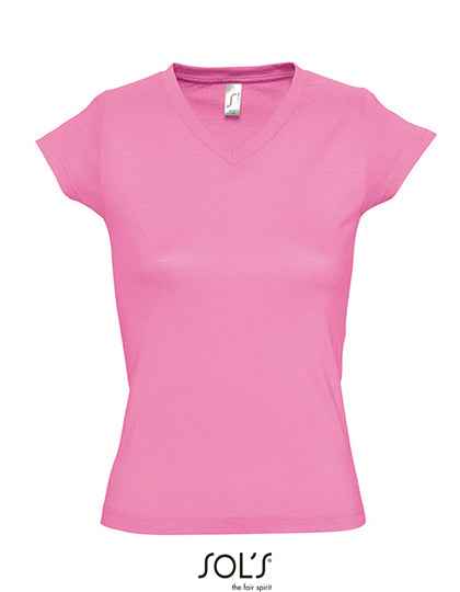 Women´s V-Neck-T-Shirt Moon - L156