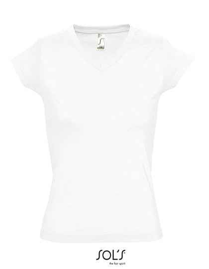 Women´s V-Neck-T-Shirt Moon - L156