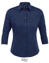 Women´s Stretch-3/4-Sleeve Blouse Effect - L631