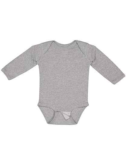 Infant Fine Jersey Long Sleeve Bodysuit - LA4411N