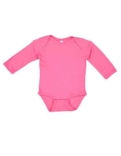 Infant Fine Jersey Long Sleeve Bodysuit - LA4411N