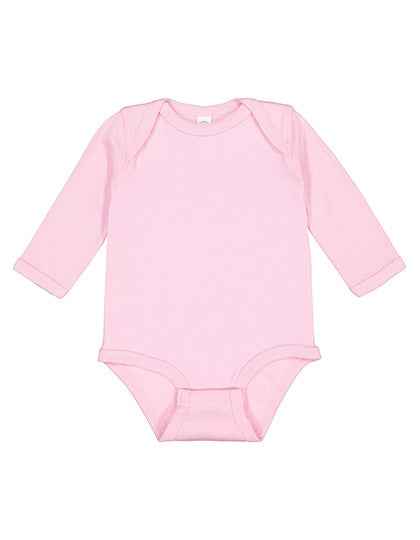 Infant Fine Jersey Long Sleeve Bodysuit - LA4411N