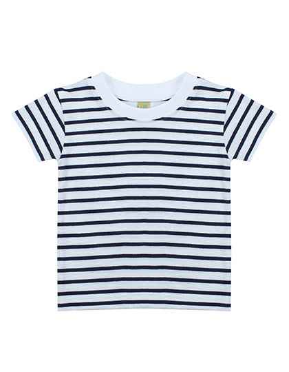 Short Sleeved Stripe T Shirt - LW027