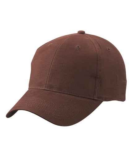Brushed 6-Panel Cap - MB6118