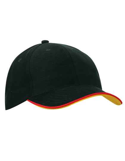 6 Panel Double Sandwich Cap - MB6197