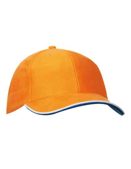 6 Panel Double Sandwich Cap - MB6197