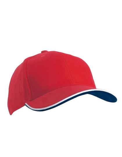 6 Panel Double Sandwich Cap - MB6197