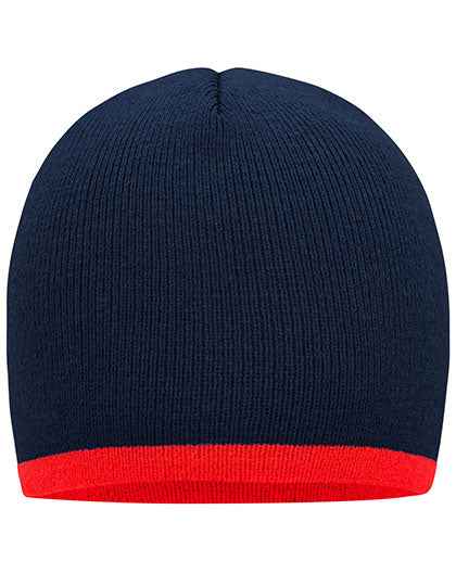 Beanie With Contrasting Border - MB7584