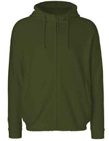 Unisex Hoodie With Hidden Zip - NE63401