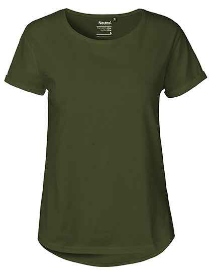 Ladies´ Roll Up Sleeve T-Shirt - NE80012