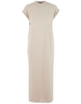 Ladies Long Extended Shoulder Dress - NM045