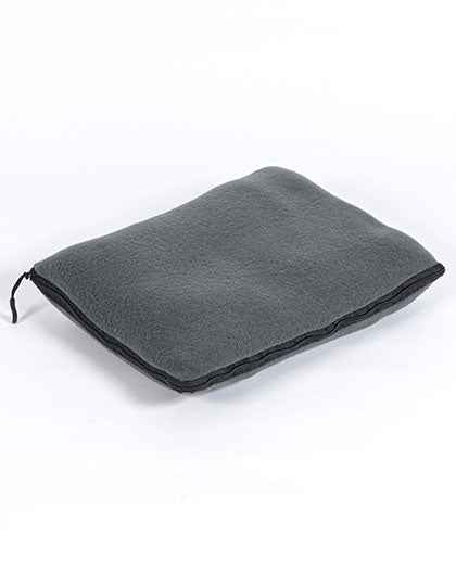 Mikrofleece-Decken-Kissen-Set Recycled - NT650