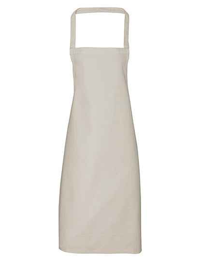 Organic Cotton Bib Apron (No Pocket) - PW102