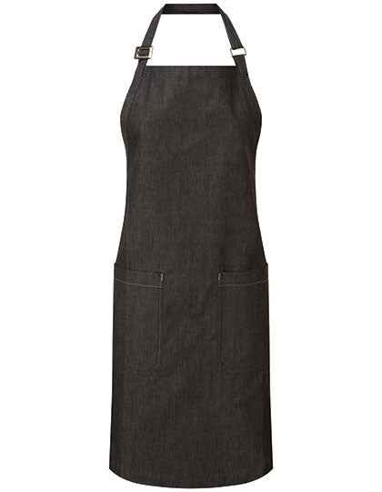 Organic Denim Fairtrade Bib Apron - PW113