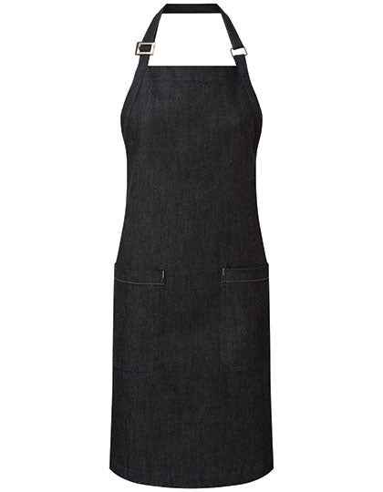 Organic Denim Fairtrade Bib Apron - PW113