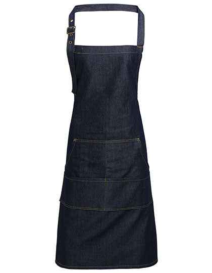 Jeans Stitch Denim Bib Apron - PW126