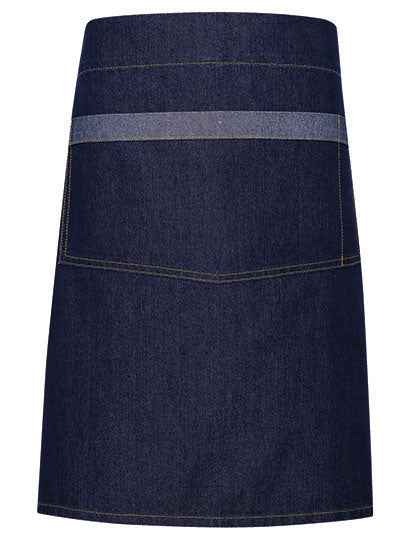 Domain Contrast Denim Waist Apron - PW128